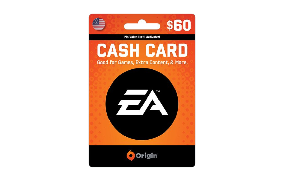 EA Origin Cash Card - $60 (USA Region)